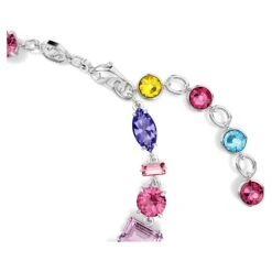 Swarovski Gema Bracelet Mixed Cuts, Multicolored, Rhodium Plated -Jewelry Store gema bracelet mixed cuts multicolored rhodium plated swarovski 5656427 3
