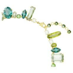 Swarovski Gema Necklace Mixed Cuts, Green, Gold-tone Plated -Jewelry Store gema necklace mixed cuts green gold tone plated swarovski 5657388 3