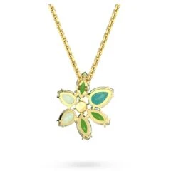 Swarovski Gema Pendant Mixed Cuts, Flower, Green, Gold-tone Plated 12 Swarovski Gema Pendant Mixed Cuts, Flower, Green, Gold-tone Plated -Jewelry Store gema pendant mixed cuts flower green gold tone plated swarovski 5658399 3