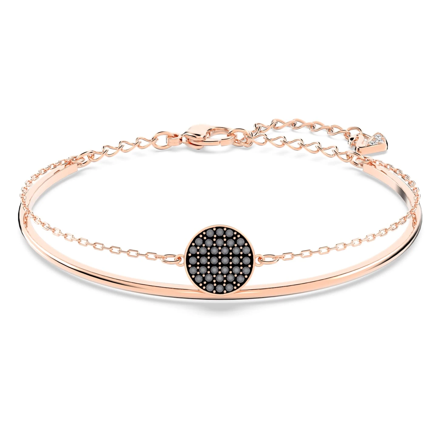 Swarovski Ginger Bangle Gray, Rose Gold-tone Plated 4 Swarovski Ginger Bangle Gray, Rose Gold-tone Plated - Image 2