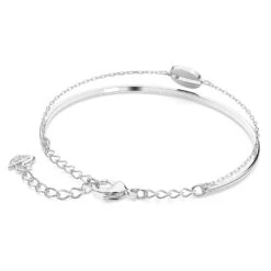 Swarovski Ginger Bangle White, Rhodium Plated -Jewelry Store ginger bangle white rhodium plated swarovski 5389044 4