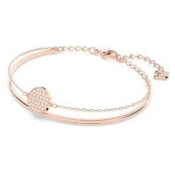 Swarovski Ginger Bangle White, Rose Gold-tone Plated 9 Swarovski Ginger Bangle White, Rose Gold-tone Plated -Jewelry Store ginger bangle white rose gold tone plated swarovski 5274892 2