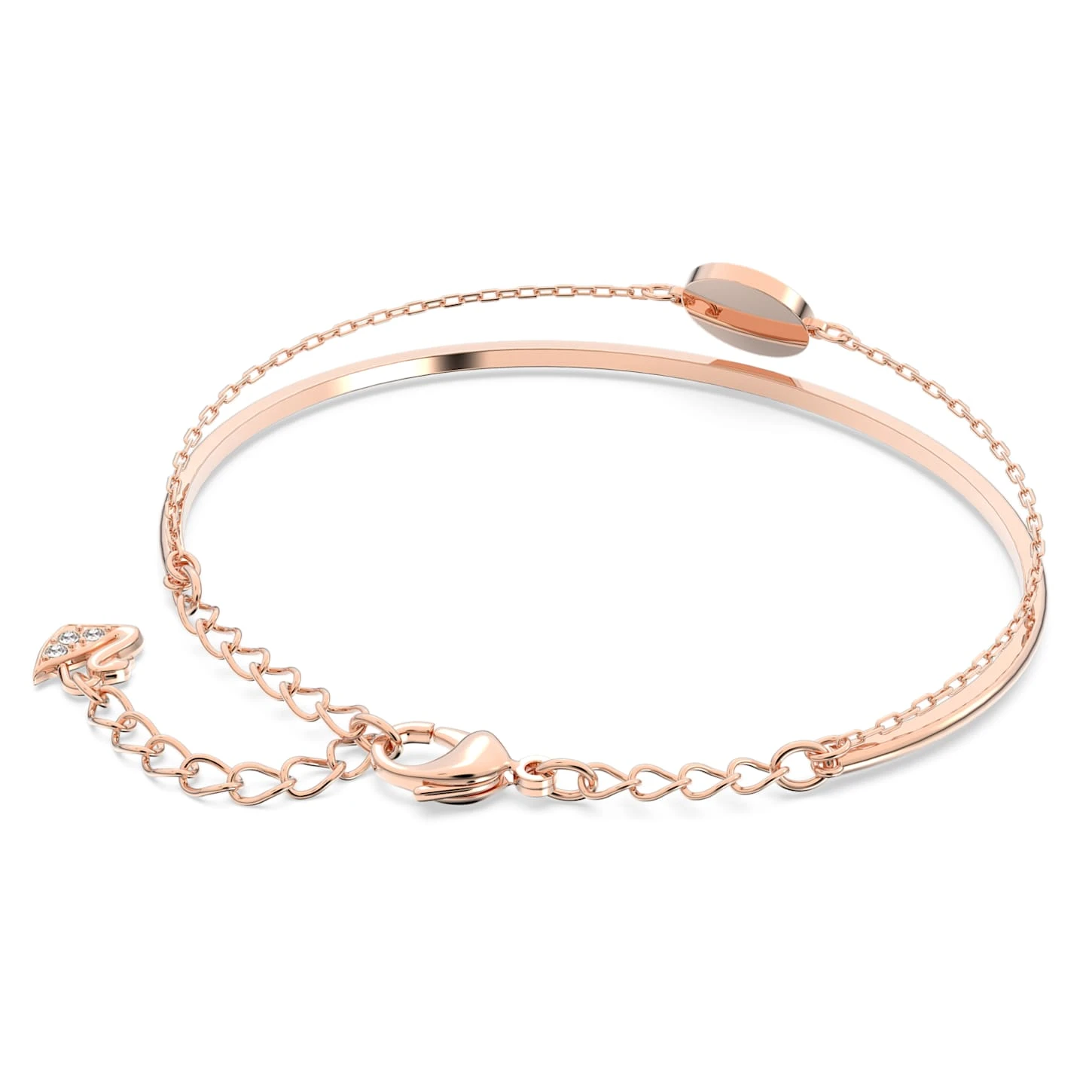 Swarovski Ginger Bangle White, Rose Gold-tone Plated 7 Swarovski Ginger Bangle White, Rose Gold-tone Plated - Image 5