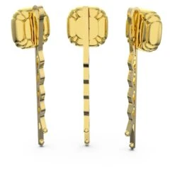 Swarovski Hair Pin Set (3), Cushion Cut, Gold Tone, Gold-tone Plated 10 Swarovski Hair Pin Set (3), Cushion Cut, Gold Tone, Gold-tone Plated -Jewelry Store hair pin set 28329 cushion cut gold tone gold tone plated swarovski 5616848 3