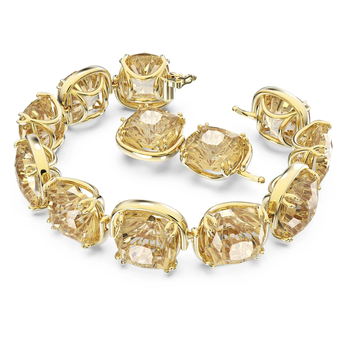 Swarovski Harmonia Bracelet Cushion Cut, Gold Tone, Gold-tone Plated 5 Swarovski Harmonia Bracelet Cushion Cut, Gold Tone, Gold-tone Plated - Image 3
