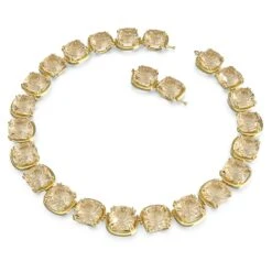 Swarovski Harmonia Choker Cushion Cut, Gold Tone, Gold-tone Plated -Jewelry Store harmonia choker cushion cut gold tone gold tone plated swarovski 5640041 2