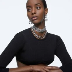 Swarovski Harmonia Choker Cushion Cut, White, Mixed Metal Finish 13 Swarovski Harmonia Choker Cushion Cut, White, Mixed Metal Finish -Jewelry Store harmonia choker cushion cut white mixed metal finish swarovski 5600942 5