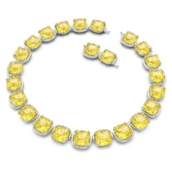 Swarovski Harmonia Choker Cushion Cut, Yellow, Rhodium Plated -Jewelry Store harmonia choker cushion cut yellow rhodium plated swarovski 5616522 2