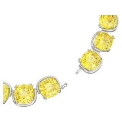 Swarovski Harmonia Choker Cushion Cut, Yellow, Rhodium Plated -Jewelry Store harmonia choker cushion cut yellow rhodium plated swarovski 5616522 3