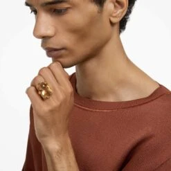 Swarovski Harmonia Cocktail Ring Oversized Crystal, Gold Tone, Gold-tone Plated -Jewelry Store harmonia cocktail ring oversized crystal gold tone gold tone plated swarovski 5640042 4