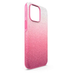 Swarovski High Smartphone Case IPhone® 14 Pro Max, Pink -Jewelry Store high smartphone case iphoneC2AE 14 pro max pink swarovski 5650834 2