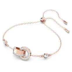 Swarovski Hollow Bracelet Interlocking Loop, White, Rose Gold-tone Plated 9 Swarovski Hollow Bracelet Interlocking Loop, White, Rose Gold-tone Plated -Jewelry Store hollow bracelet interlocking loop white rose gold tone plated swarovski 5636498 2