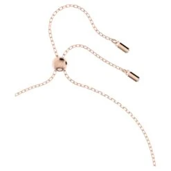 Swarovski Hollow Pendant Interlocking Loop, White, Rose Gold-tone Plated -Jewelry Store hollow pendant interlocking loop white rose gold tone plated swarovski 5636496 2