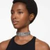 Swarovski Hyperbola Choker Mixed Cuts, Black, Rhodium Plated -Jewelry Store hyperbola choker mixed cuts black rhodium plated swarovski 5615329