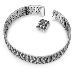 Swarovski Hyperbola Choker Mixed Cuts, Black, Rhodium Plated 9 Swarovski Hyperbola Choker Mixed Cuts, Black, Rhodium Plated -Jewelry Store hyperbola choker mixed cuts black rhodium plated swarovski 5615329 2