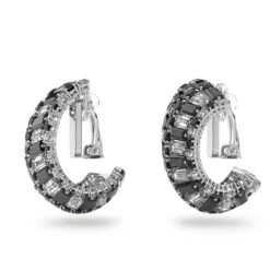 Swarovski Hyperbola Clip Earrings Mixed Cuts, Black, Rhodium Plated 9 Swarovski Hyperbola Clip Earrings Mixed Cuts, Black, Rhodium Plated -Jewelry Store hyperbola clip earrings mixed cuts black rhodium plated swarovski 5615324 2