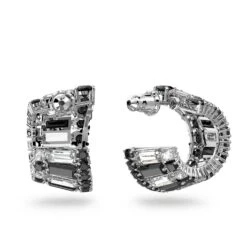 Swarovski Hyperbola Ear Cuffs Mixed Cuts, Black, Rhodium Plated 10 Swarovski Hyperbola Ear Cuffs Mixed Cuts, Black, Rhodium Plated -Jewelry Store hyperbola ear cuffs mixed cuts black rhodium plated swarovski 5615417 3