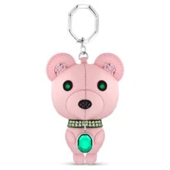 Swarovski Icons Key Ring Bear, Multicolored, Stainless Steel -Jewelry Store icons key ring bear multicolored stainless steel swarovski 5650128 2