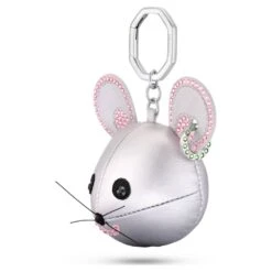 Swarovski Icons Key Ring Mouse, Multicolored, Stainless Steel -Jewelry Store icons key ring mouse multicolored stainless steel swarovski 5650129 3