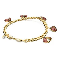 Swarovski Idyllia Bracelet Ladybug, Red, Gold-tone Plated -Jewelry Store idyllia bracelet ladybug red gold tone plated swarovski 5666238 4