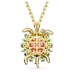 Swarovski Idyllia Pendant Turtle, Multicolored, Gold-tone Plated 12 Swarovski Idyllia Pendant Turtle, Multicolored, Gold-tone Plated -Jewelry Store idyllia pendant turtle multicolored gold tone plated swarovski 5653068 3