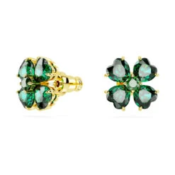 Swarovski Idyllia Stud Earrings Clover, Green, Gold-tone Plated 9 Swarovski Idyllia Stud Earrings Clover, Green, Gold-tone Plated -Jewelry Store idyllia stud earrings clover green gold tone plated swarovski 5666236 2