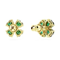 Swarovski Idyllia Stud Earrings Clover, Green, Gold-tone Plated 11 Swarovski Idyllia Stud Earrings Clover, Green, Gold-tone Plated -Jewelry Store idyllia stud earrings clover green gold tone plated swarovski 5666236 4