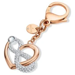 Swarovski Infinite Bag Charm Infinity And Heart, White, Mixed Metal Finish 9 Swarovski Infinite Bag Charm Infinity And Heart, White, Mixed Metal Finish -Jewelry Store infinite bag charm infinity and heart white mixed metal finish swarovski 5530885 2
