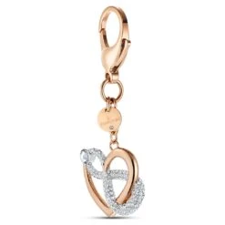 Swarovski Infinite Bag Charm Infinity And Heart, White, Mixed Metal Finish 10 Swarovski Infinite Bag Charm Infinity And Heart, White, Mixed Metal Finish -Jewelry Store infinite bag charm infinity and heart white mixed metal finish swarovski 5530885 3