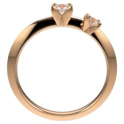 Swarovski Intimate Ring Diamond TCW 0.27 Carat, 14K Rose Gold -Jewelry Store intimate ring diamond tcw 0.27 carat 14k rose gold swarovski 5665530 4