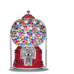 Swarovski JUDITH LEIBER Gumball Machine Bag Multicolored