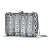 Swarovski JUDITH LEIBER Slim Slide Bag White -Jewelry Store judith leiber slim slide bag white swarovski 5638816