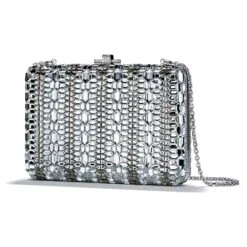 Swarovski JUDITH LEIBER Slim Slide Bag White 8 Swarovski JUDITH LEIBER Slim Slide Bag White -Jewelry Store judith leiber slim slide bag white swarovski 5638816 2