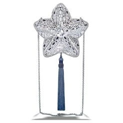 Swarovski JUDITH LEIBER Star Eclipse Bag Star, White -Jewelry Store judith leiber star eclipse bag star white swarovski 5638815 2