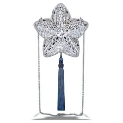 Swarovski JUDITH LEIBER Star Eclipse Bag Star, White