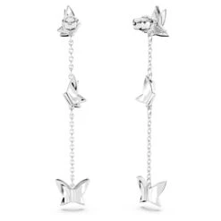 Swarovski Lilia Drop Earrings Butterfly, Blue, Rhodium Plated -Jewelry Store lilia drop earrings butterfly blue rhodium plated swarovski 5662182 4
