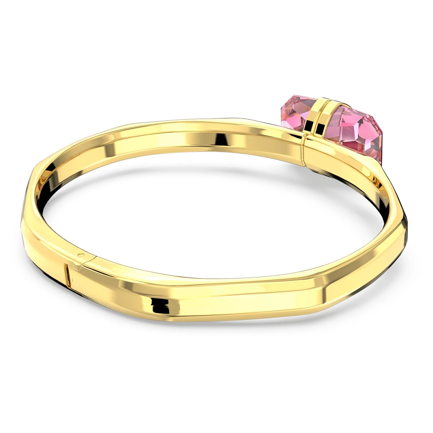 Swarovski Lucent Bangle Magnetic Closure, Pink, Gold-tone Plated 8 Swarovski Lucent Bangle Magnetic Closure, Pink, Gold-tone Plated - Image 6