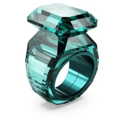 Swarovski Lucent Cocktail Ring Octagon Cut, Green -Jewelry Store lucent cocktail ring octagon cut green swarovski 5607345 2