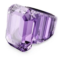 Swarovski Lucent Cocktail Ring Octagon Cut, Purple -Jewelry Store lucent cocktail ring octagon cut purple swarovski 5629244 1
