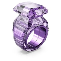 Swarovski Lucent Cocktail Ring Octagon Cut, Purple -Jewelry Store lucent cocktail ring octagon cut purple swarovski 5629244 2