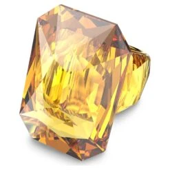 Swarovski Lucent Cocktail Ring Oversized Crystal, Octagon Cut, Yellow -Jewelry Store lucent cocktail ring oversized crystal octagon cut yellow swarovski 5600224 4