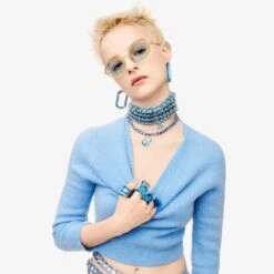 Swarovski Lucent Hoop Earrings Statement, Octagon Shape, Blue 10 Swarovski Lucent Hoop Earrings Statement, Octagon Shape, Blue -Jewelry Store lucent hoop earrings statement octagon shape blue swarovski 5633950 3