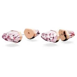 Swarovski Lucent Stud Earrings Pink, Rose Gold-tone Plated -Jewelry Store lucent stud earrings pink rose gold tone plated swarovski 5626603 3