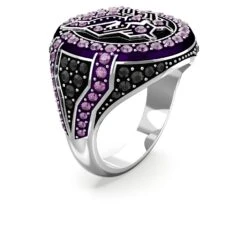 Swarovski Marvel Black Panther Ring Black Panther, Purple, Rhodium Plated -Jewelry Store marvel black panther ring black panther purple rhodium plated swarovski 5650877 2
