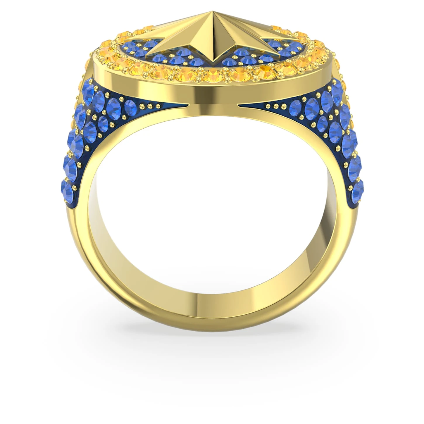 Swarovski Marvel Captain Marvel Ring Multicolored, Gold-tone Plated 7 Swarovski Marvel Captain Marvel Ring Multicolored, Gold-tone Plated - Image 5
