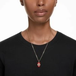 Swarovski Marvel Spider-Man Pendant Red, Gold-tone Plated 13 Swarovski Marvel Spider-Man Pendant Red, Gold-tone Plated -Jewelry Store marvel spider man pendant red gold tone plated swarovski 5650576 4