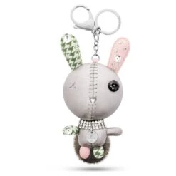 Swarovski Mathilde Bag Charm Rabbit, Gray, Stainless Steel