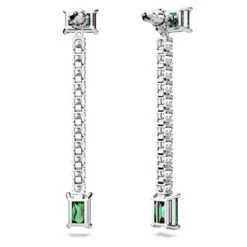 Swarovski Matrix Drop Earrings Mixed Cuts, Green, Rhodium Plated 11 Swarovski Matrix Drop Earrings Mixed Cuts, Green, Rhodium Plated -Jewelry Store matrix drop earrings mixed cuts green rhodium plated swarovski 5665786 4