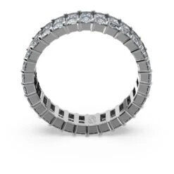 Swarovski Matrix Ring Baguette Cut, Gray, Ruthenium Plated -Jewelry Store matrix ring baguette cut gray ruthenium plated swarovski 5648914 4