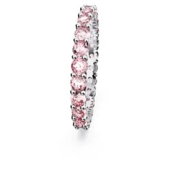 Swarovski Matrix Ring Round Cut, Pink, Rhodium Plated 10 Swarovski Matrix Ring Round Cut, Pink, Rhodium Plated -Jewelry Store matrix ring round cut pink rhodium plated swarovski 5658854 3
